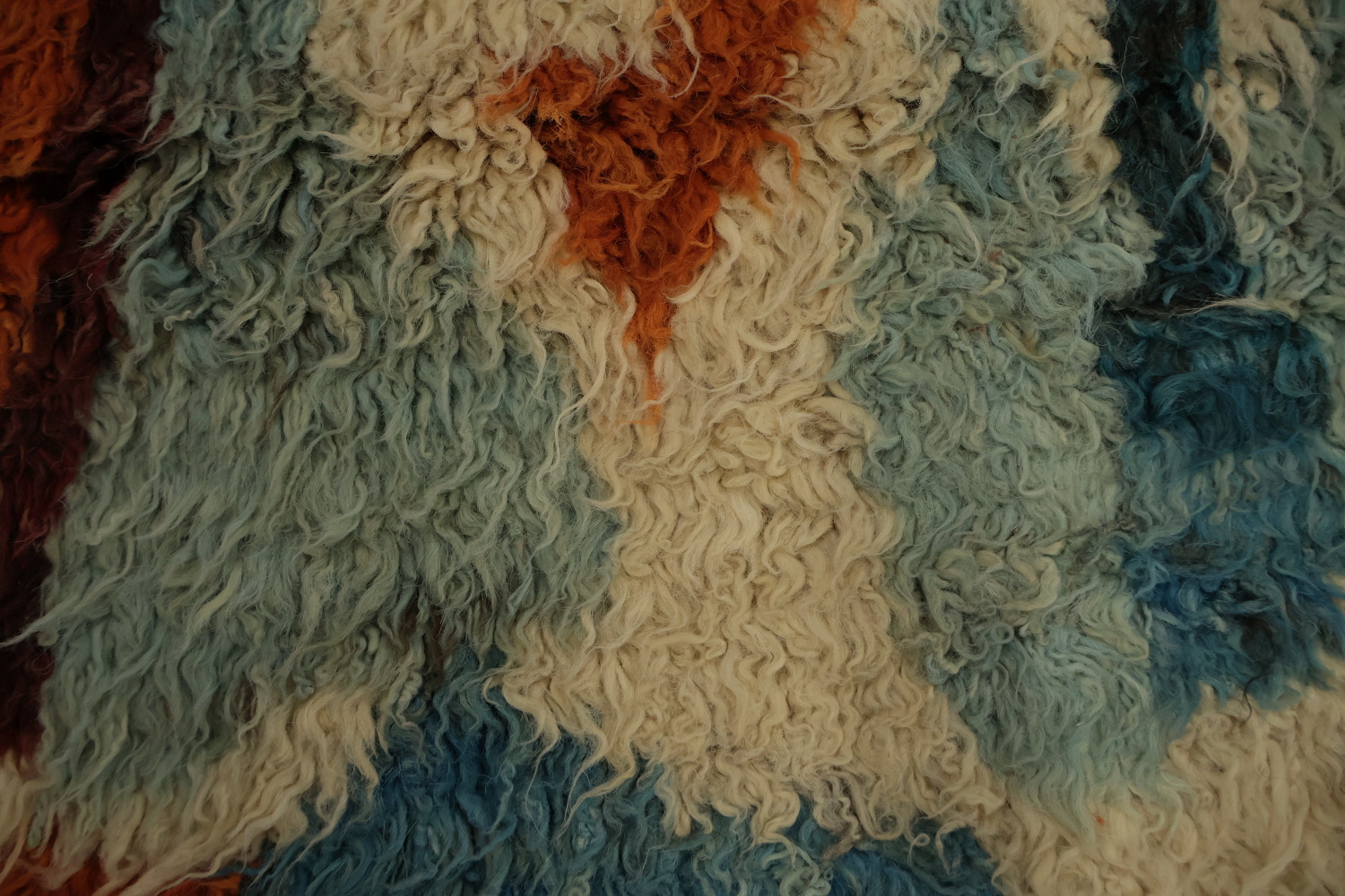 Artistic Geometric Moroccan Area Rug 8x9 with Earthy Tones