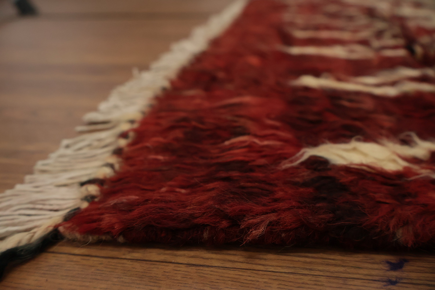 Handcrafted Moroccan Area Rug 6x9 with Eye-Catching Geometric Design