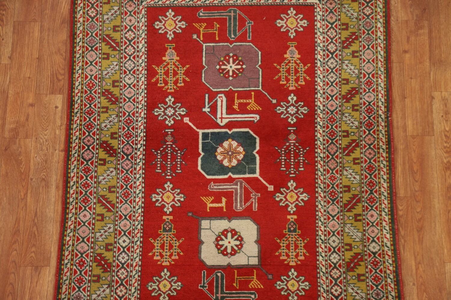 Antique Vegetable Dye Shirvan Area Rug 3x5