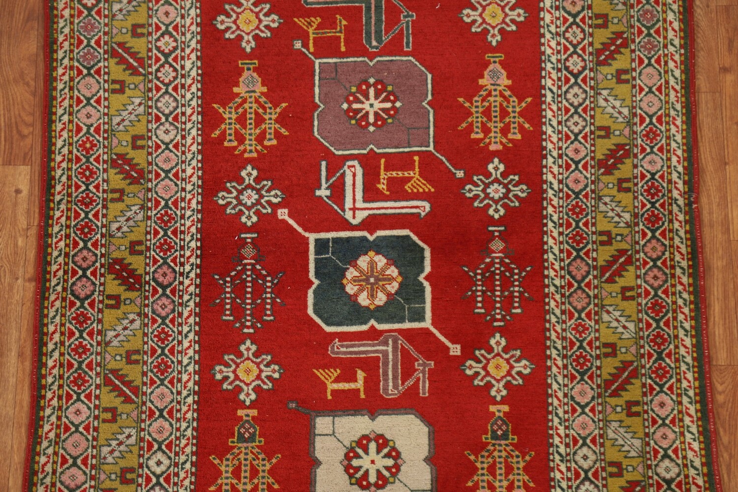 Antique Vegetable Dye Shirvan Area Rug 3x5