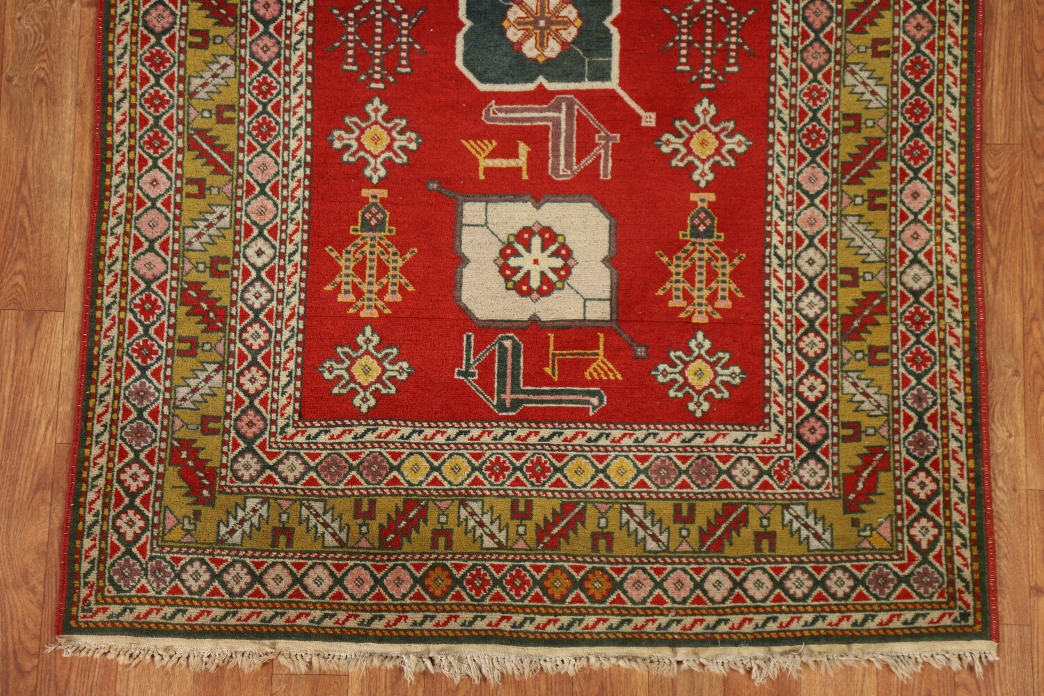 Antique Vegetable Dye Shirvan Area Rug 3x5