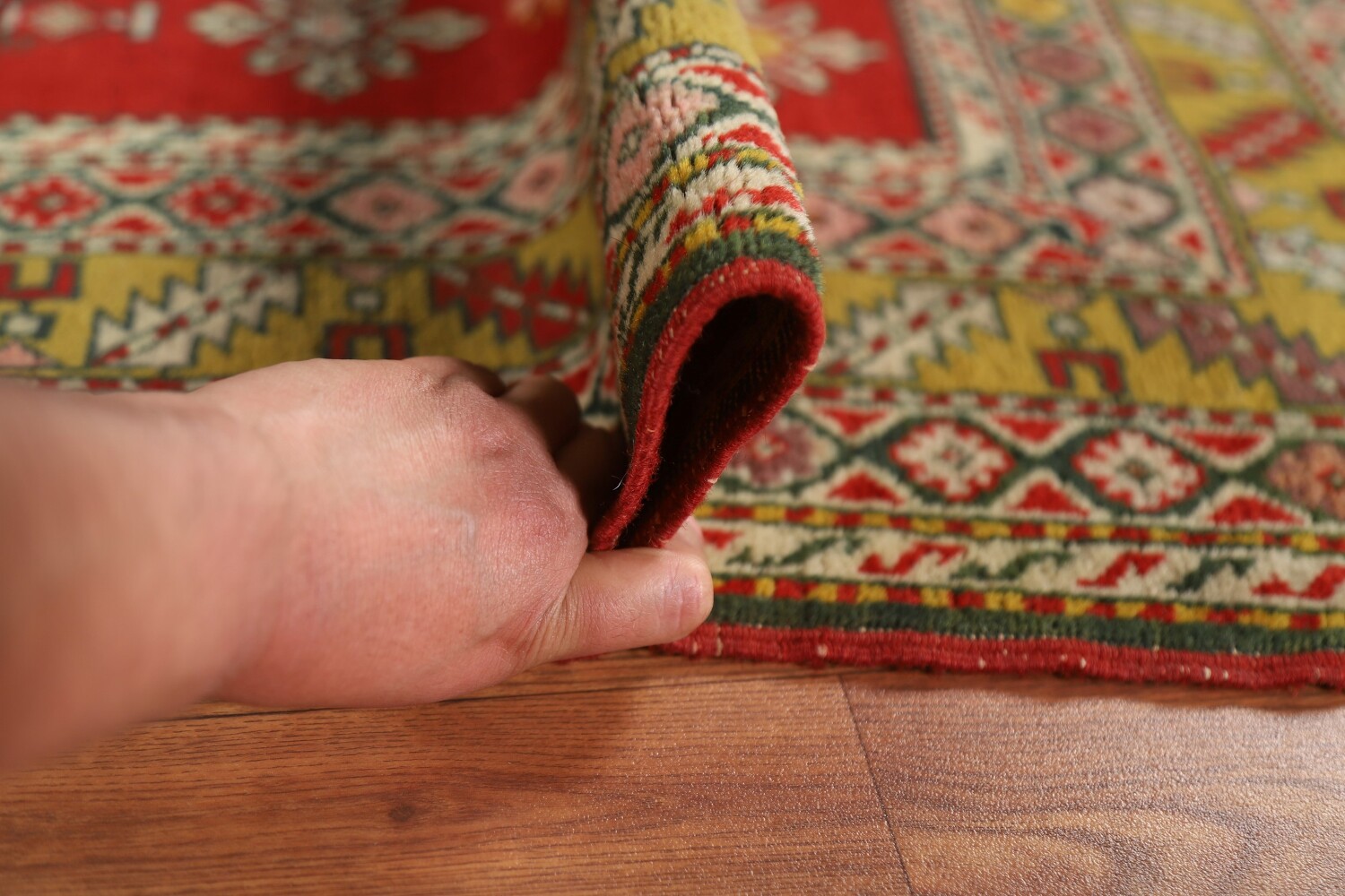 Antique Vegetable Dye Shirvan Area Rug 3x5