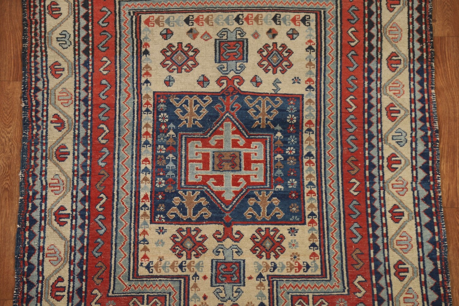 Pre-1900 Antique Vegetable Dye Shirvan-Kazak Area Rug 3x5