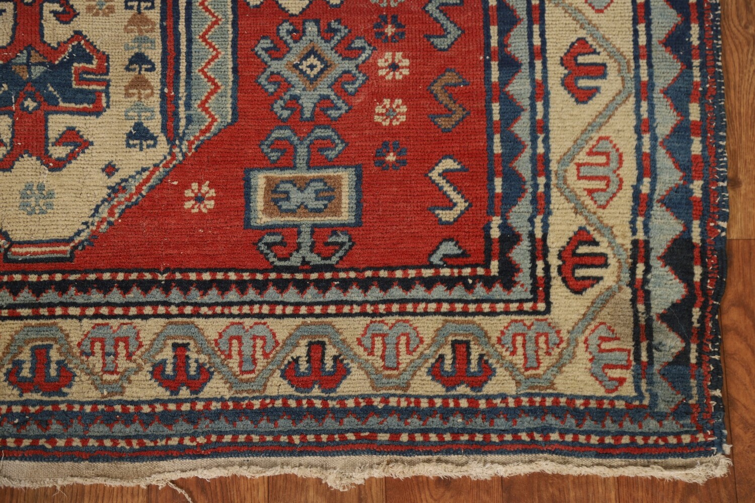 Pre-1900 Antique Vegetable Dye Shirvan-Kazak Area Rug 3x5