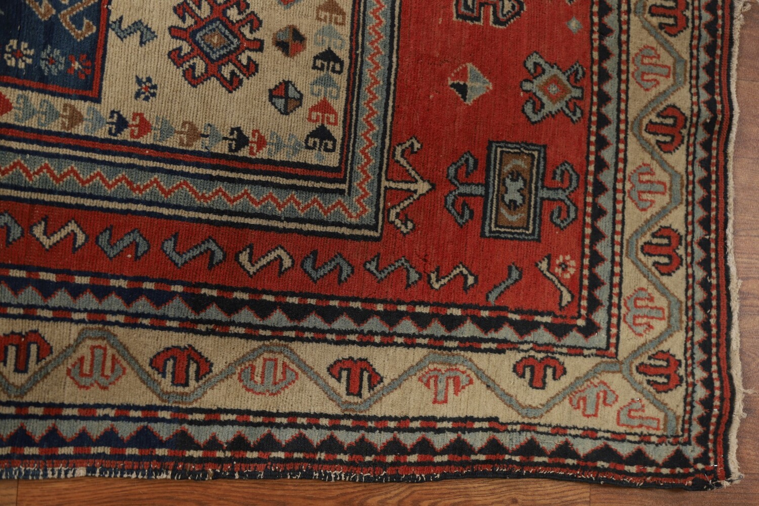Pre-1900 Antique Vegetable Dye Shirvan-Kazak Area Rug 3x5