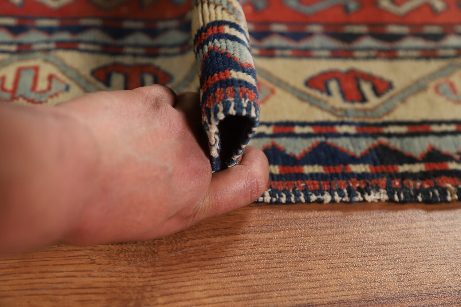 Pre-1900 Antique Vegetable Dye Shirvan-Kazak Area Rug 3x5