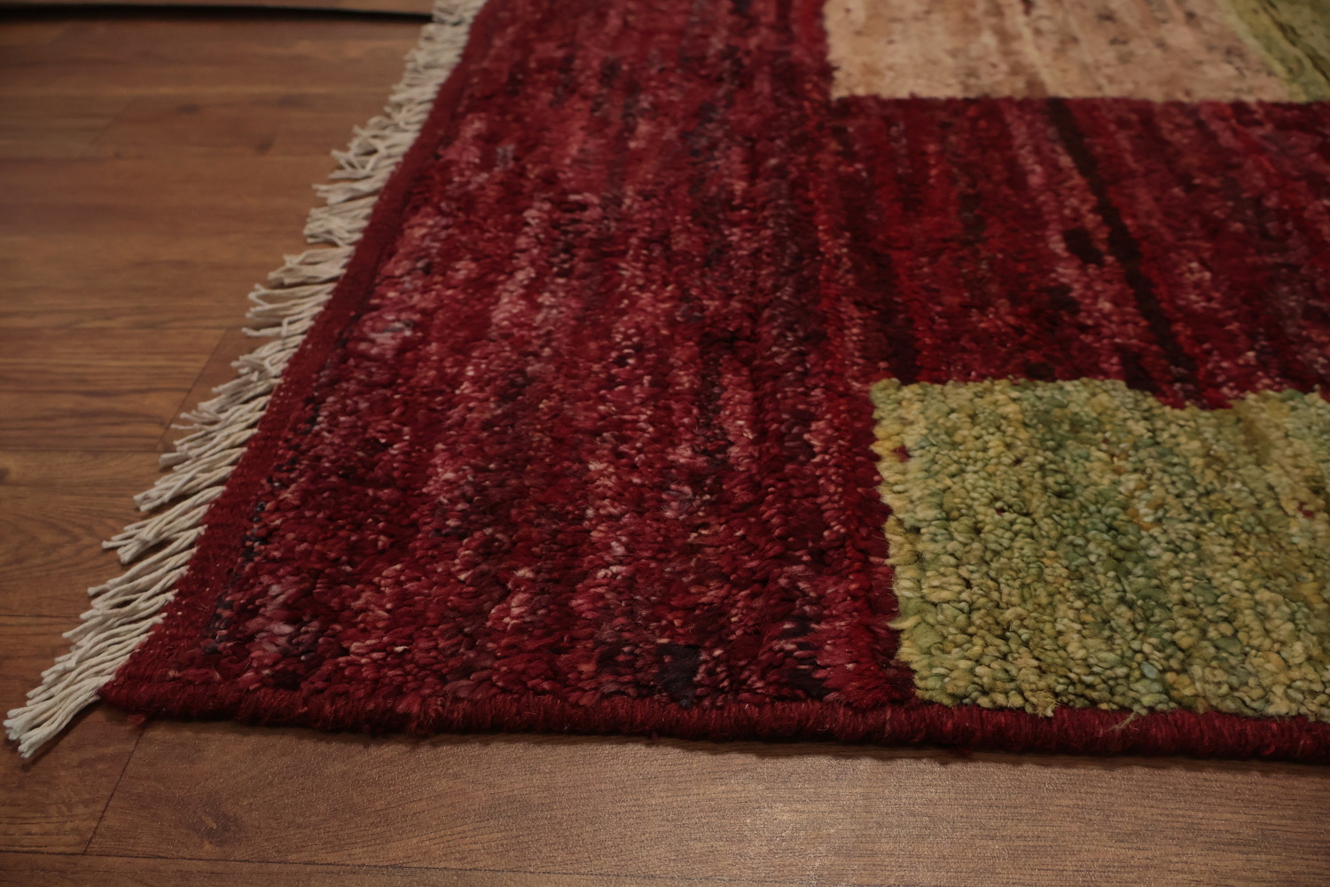 Elegant Geometric Design Moroccan Wool Area Rug 7x9