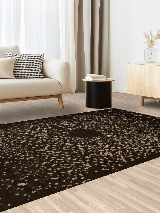 Stellar Circle Moroccan Area Rug 6x8 for a Modern Home Ambiance