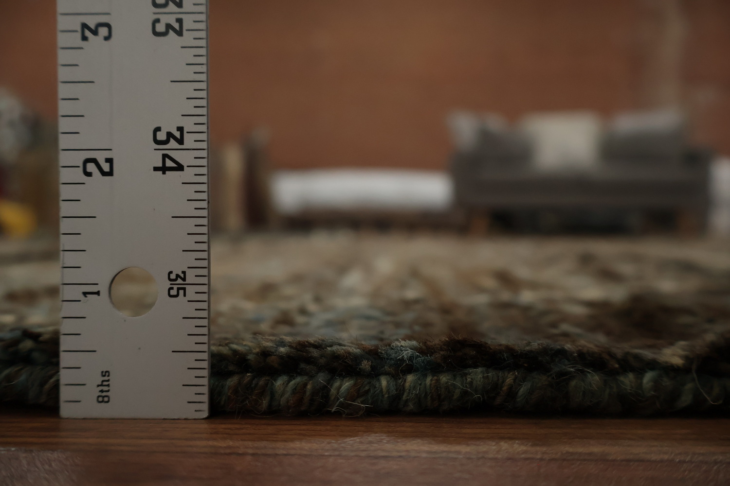 Deep-Tone Chevron Moroccan Area Rug 7x10 for Modern Interiors