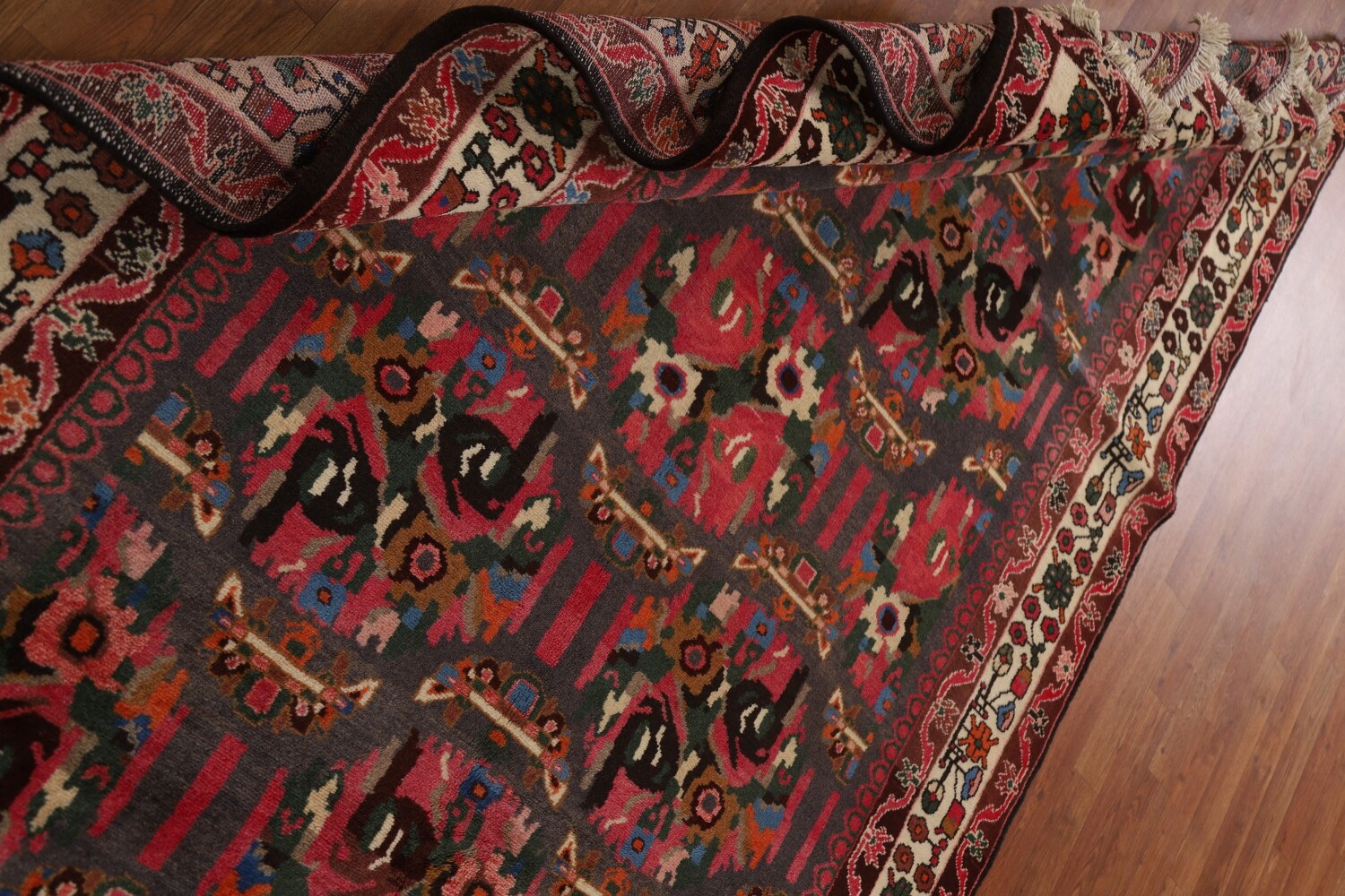 Vintage Bakhtiari Persian Area Rug 5x10
