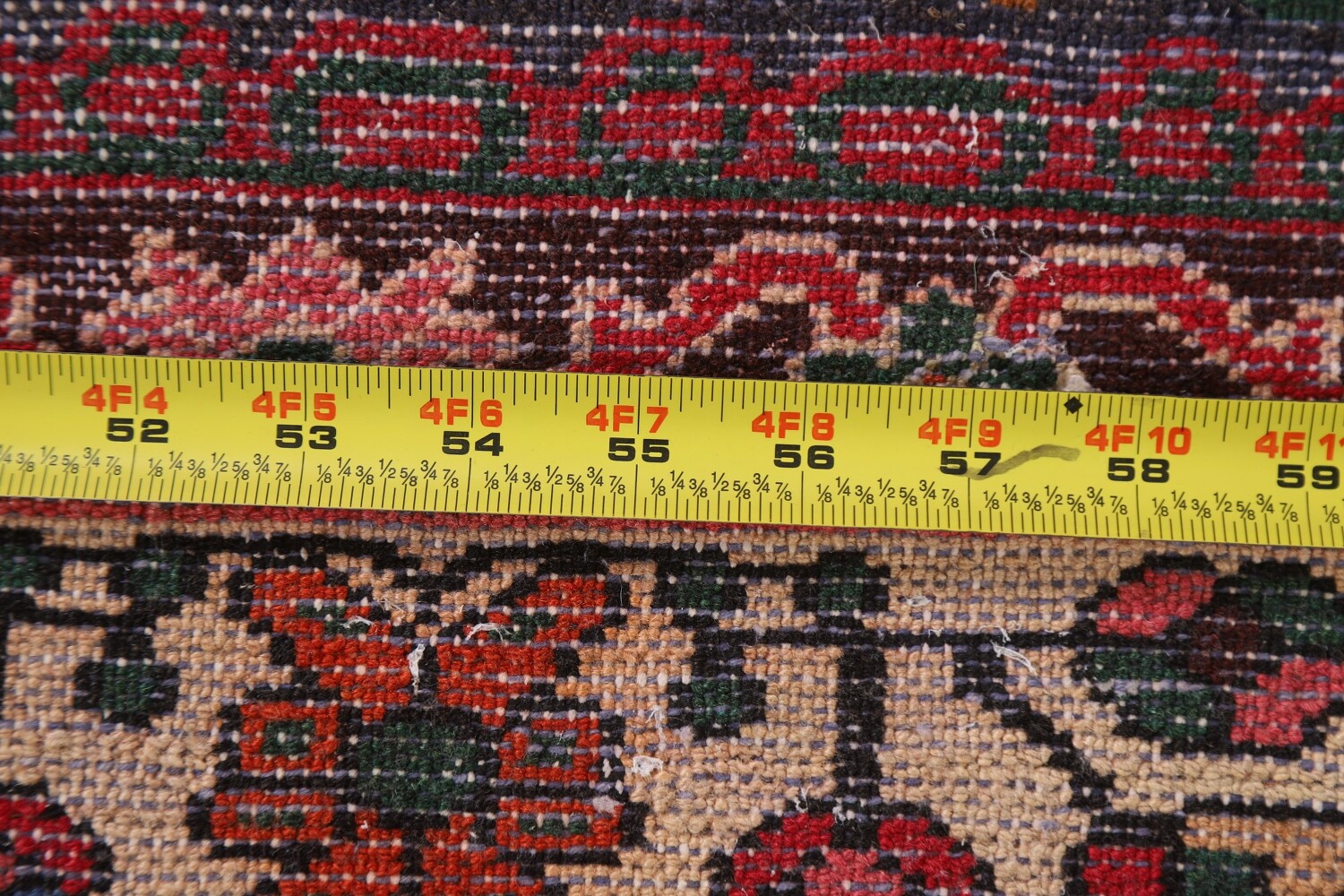 Vintage Bakhtiari Persian Area Rug 5x10