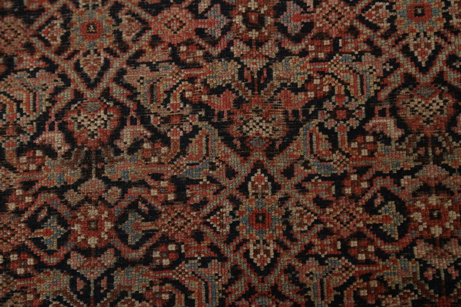 Pre-1900 Antique Vegetable Dye Malayer Persian Rug 7x16