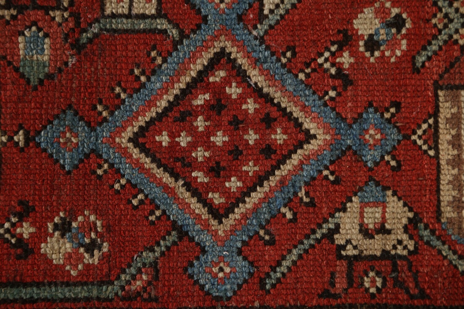 Pre-1900 Antique Vegetable Dye Heriz Bakhshayesh Persian Rug 7x13