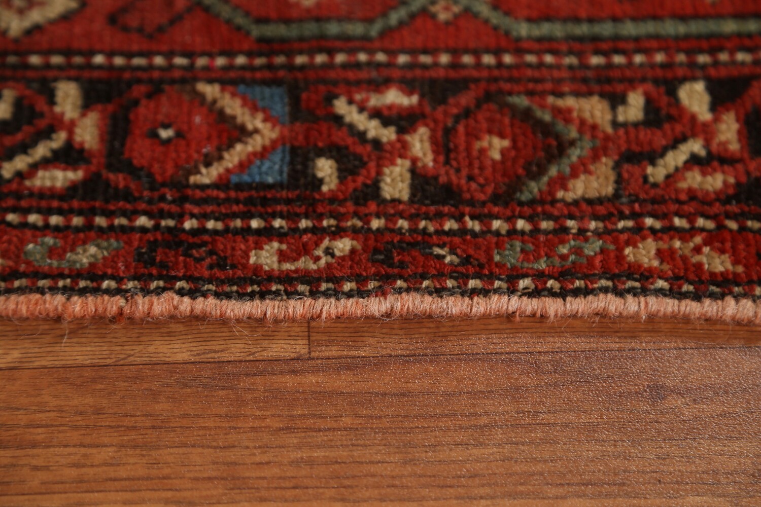 Pre-1900 Antique Vegetable Dye Heriz Bakhshayesh Persian Rug 7x13