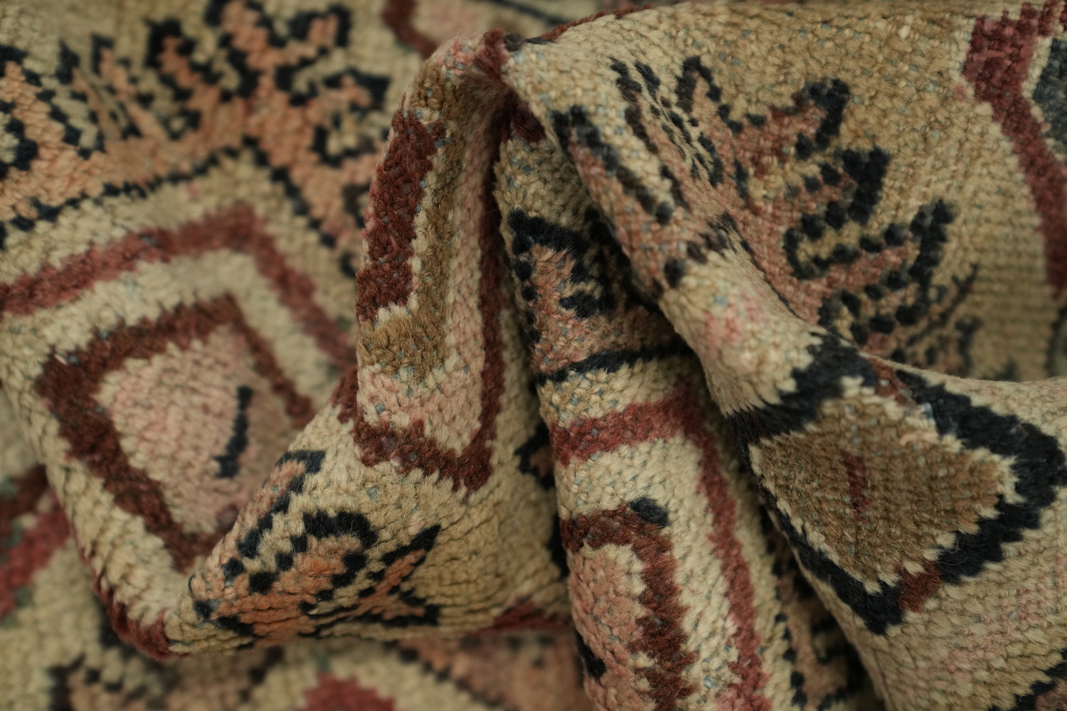 Antique Vegetable Dye Sultanabad Persian Rug 3x4