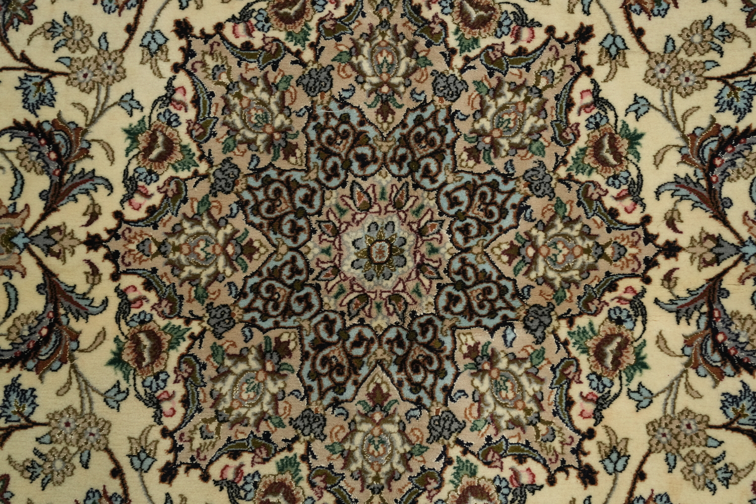 Vegetable Dye Isfahan Persian Area Rug 5x8