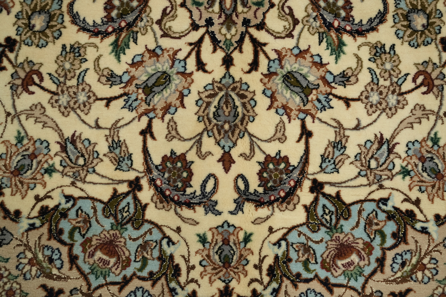 Vegetable Dye Isfahan Persian Area Rug 5x8