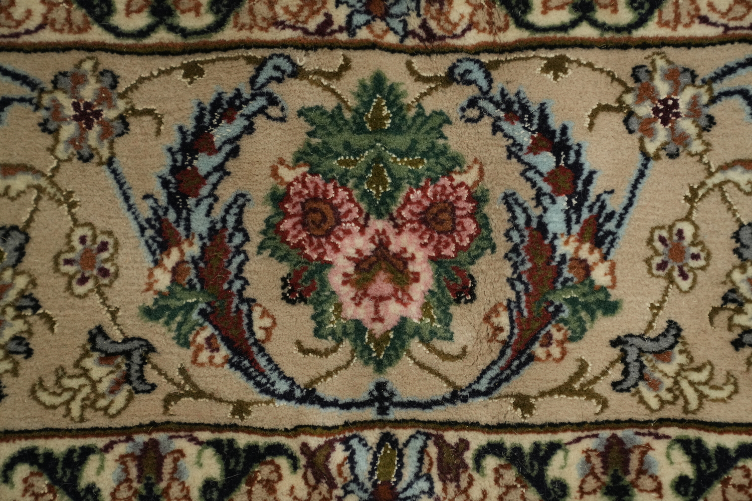 Vegetable Dye Isfahan Persian Area Rug 5x8