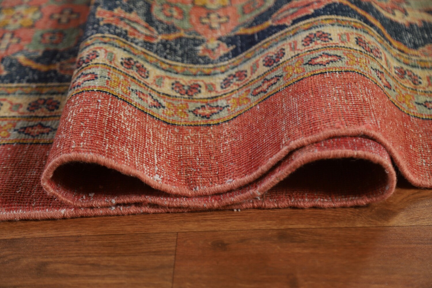 Antique Vegetable Dye Sultanabad Persian Large Rug 13x21