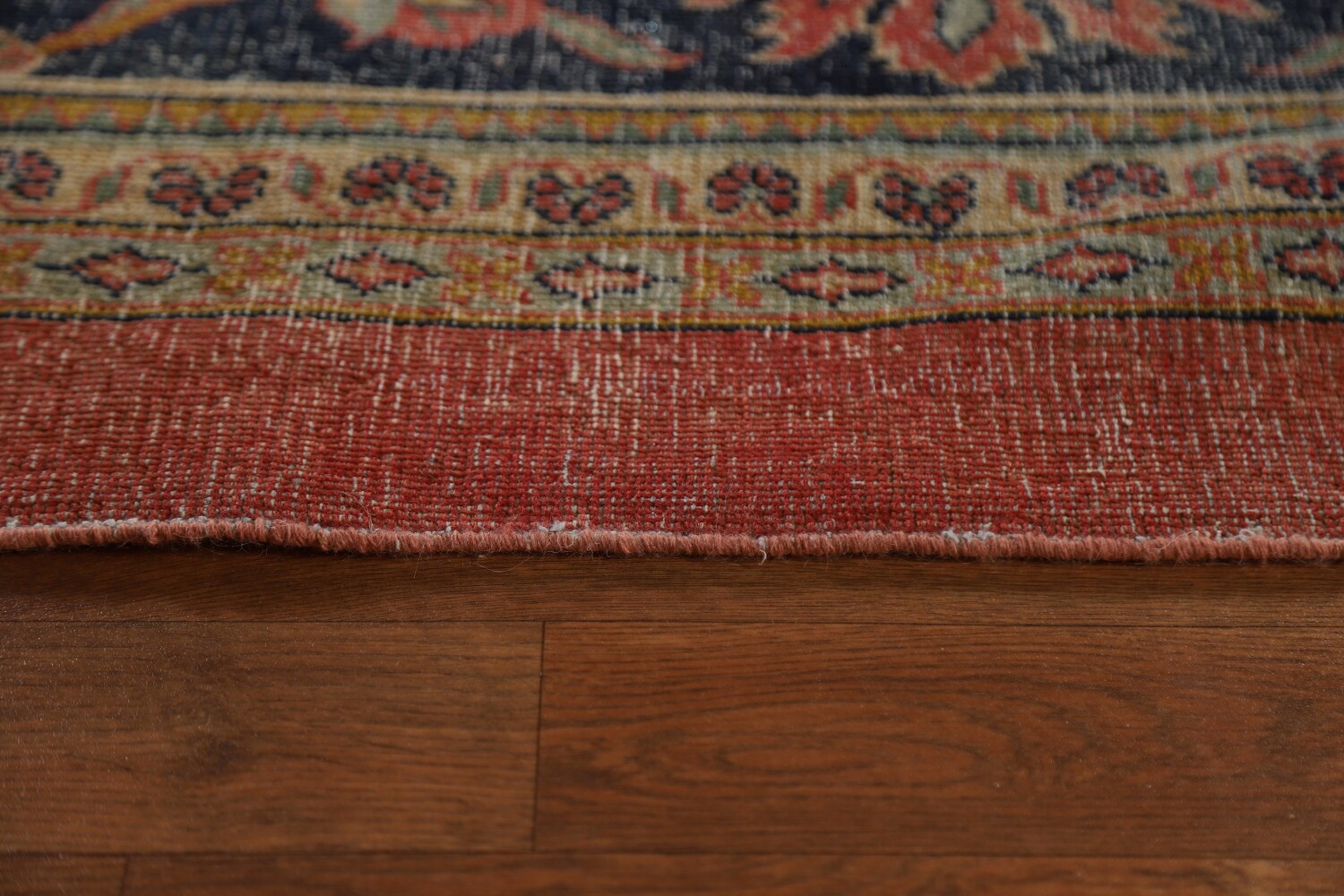 Antique Vegetable Dye Sultanabad Persian Large Rug 13x21