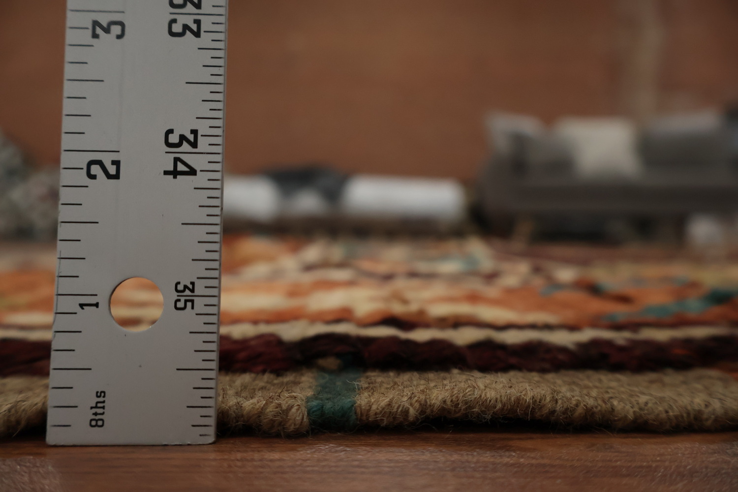 Authentic Moroccan Area Rug 7x10 with Rich Geometric Patterns and Bold Hues