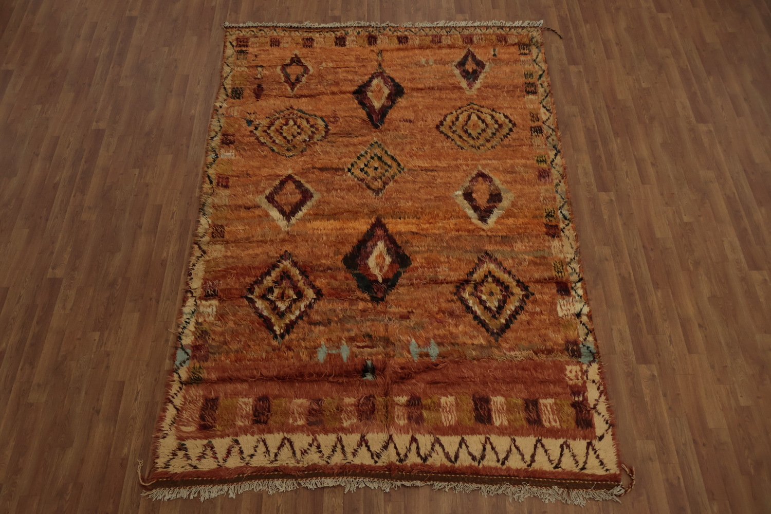 Tribal Moroccan Berber Area Rug 6x10