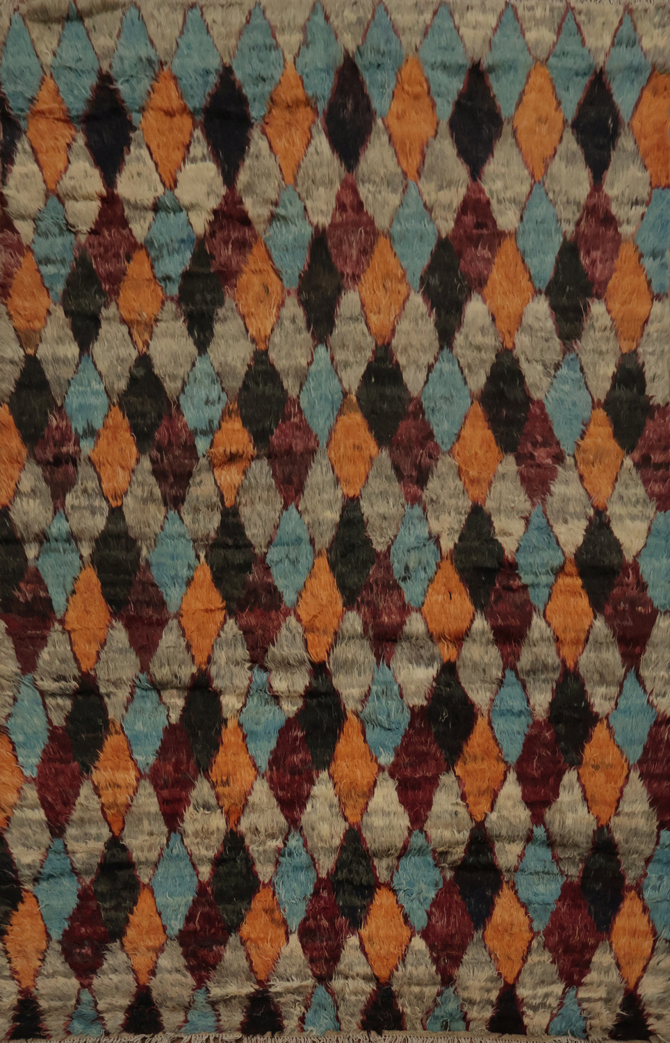 Trellis Moroccan Wool Area Rug 7x10