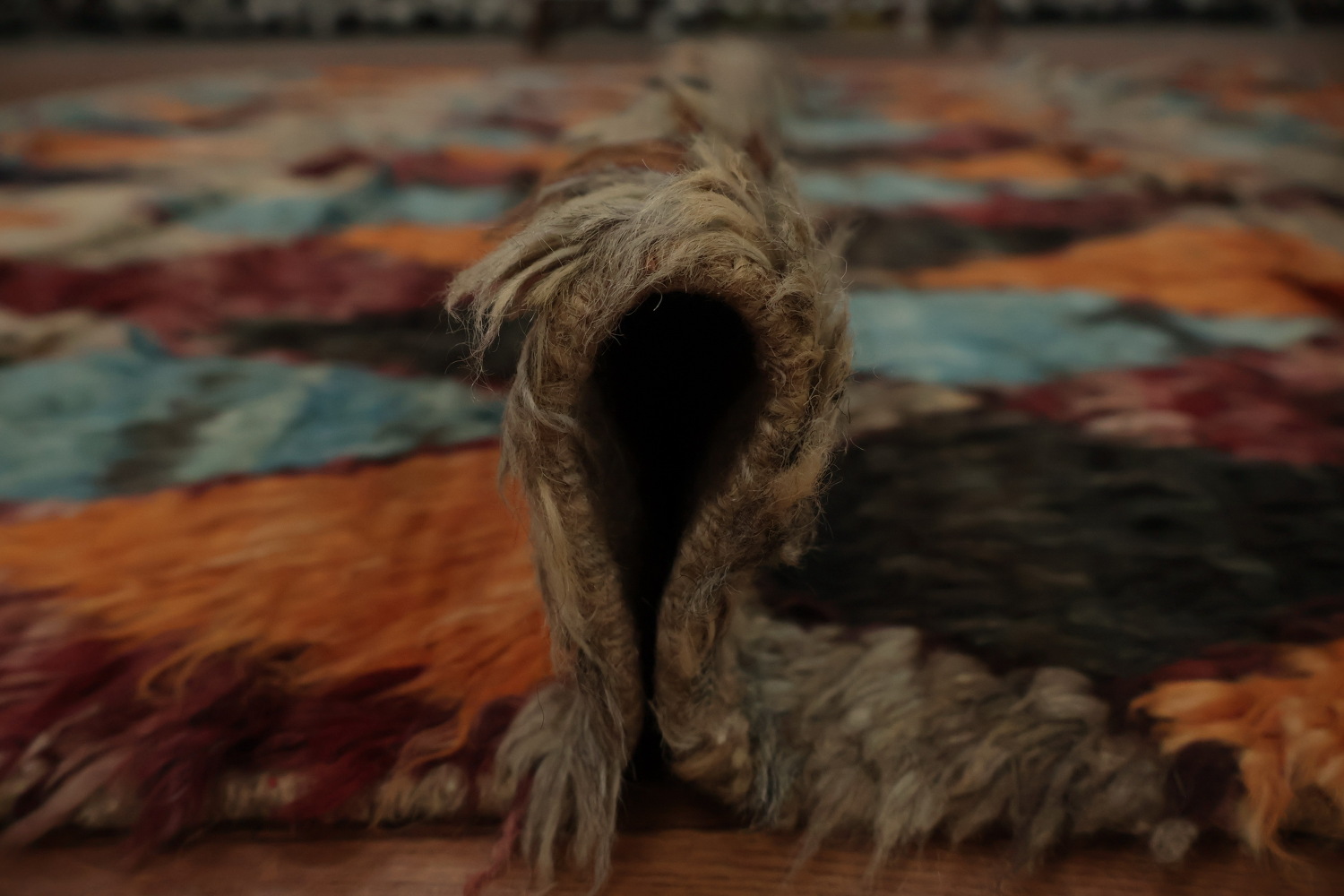 Trellis Moroccan Wool Area Rug 7x10