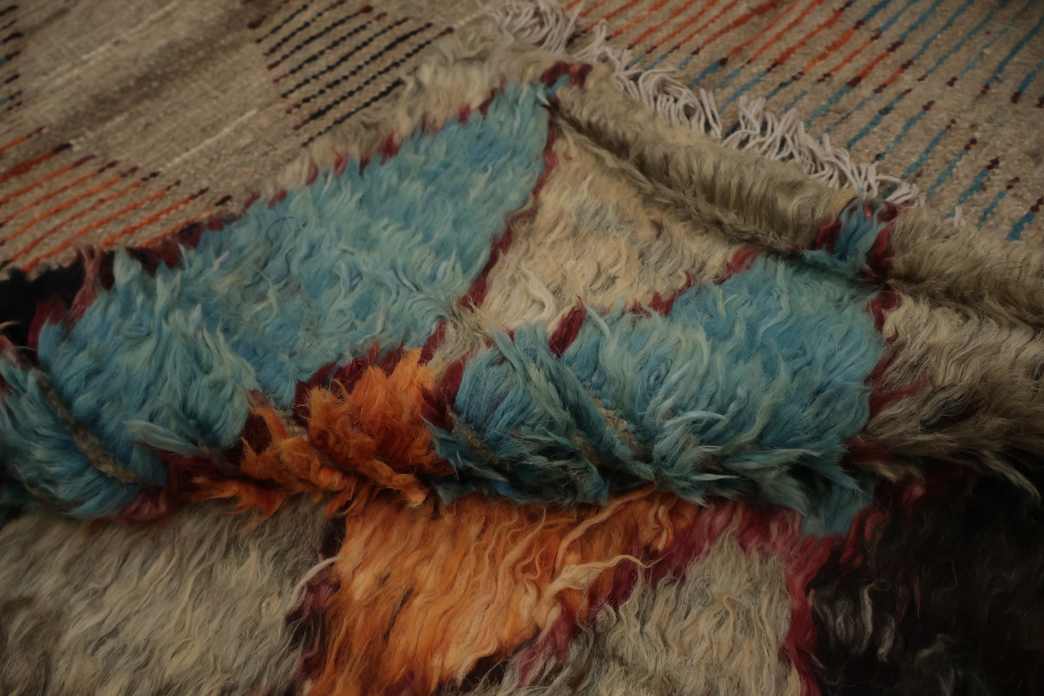 Trellis Moroccan Wool Area Rug 7x10