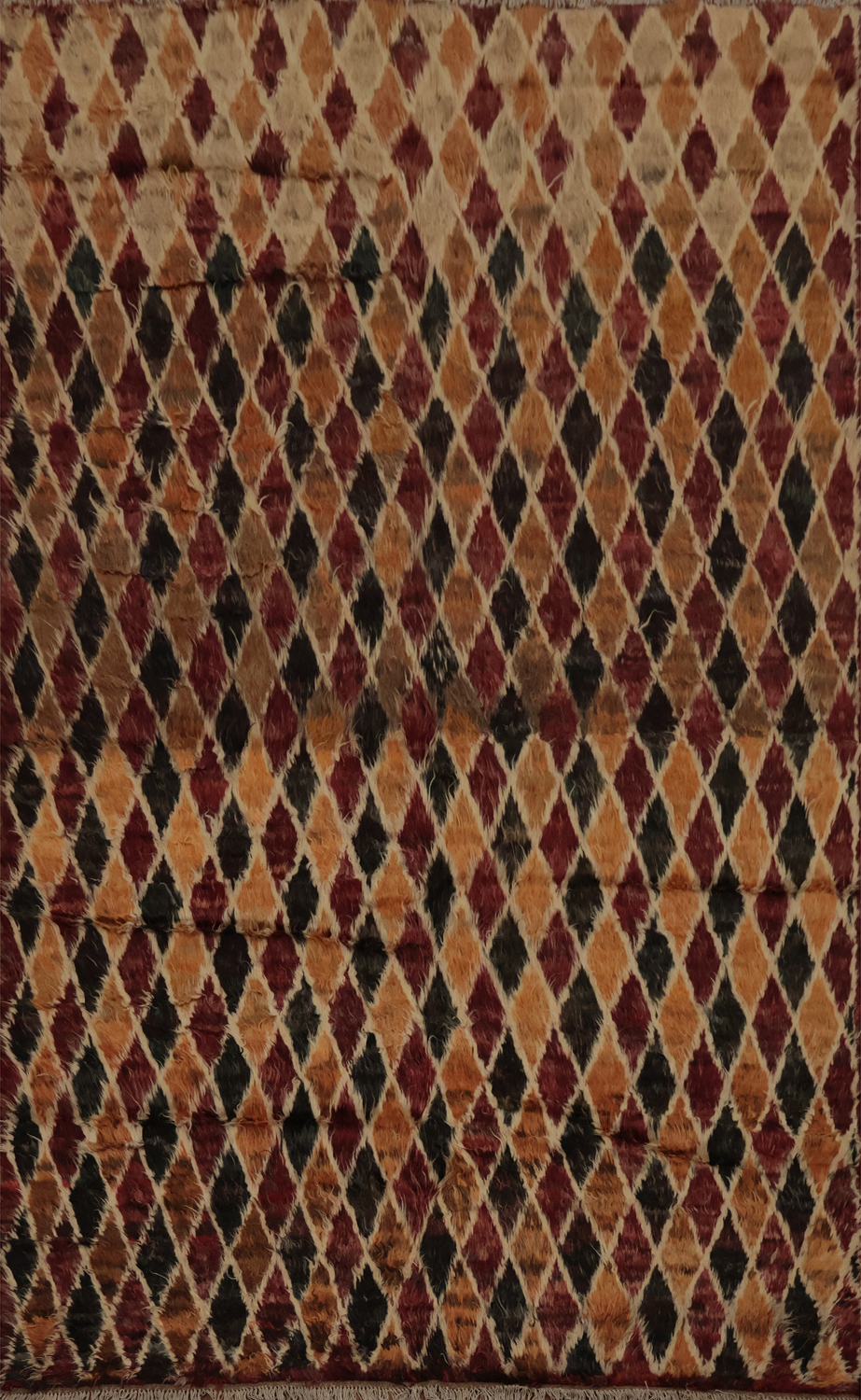 Elegant Trellis Moroccan Area Rug 6x10 for Timeless Interiors