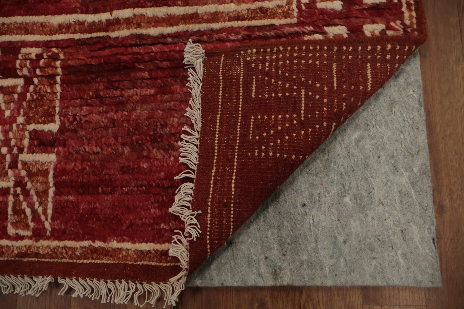Geometric Moroccan Wool Area Rug 7x10