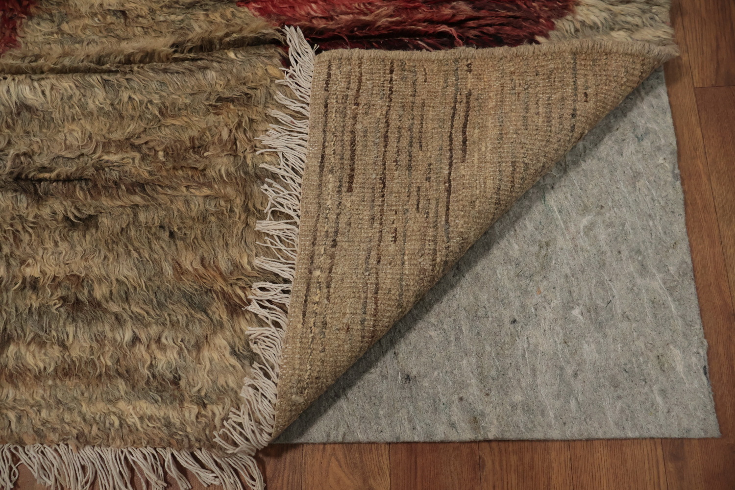 Luxurious Moroccan Large Area Rug 10x14 in Warm Color Palette