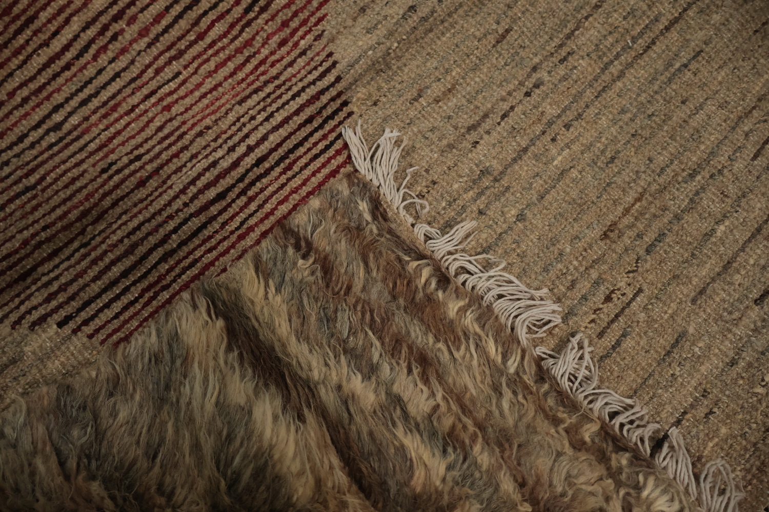 Luxurious Moroccan Large Area Rug 10x14 in Warm Color Palette
