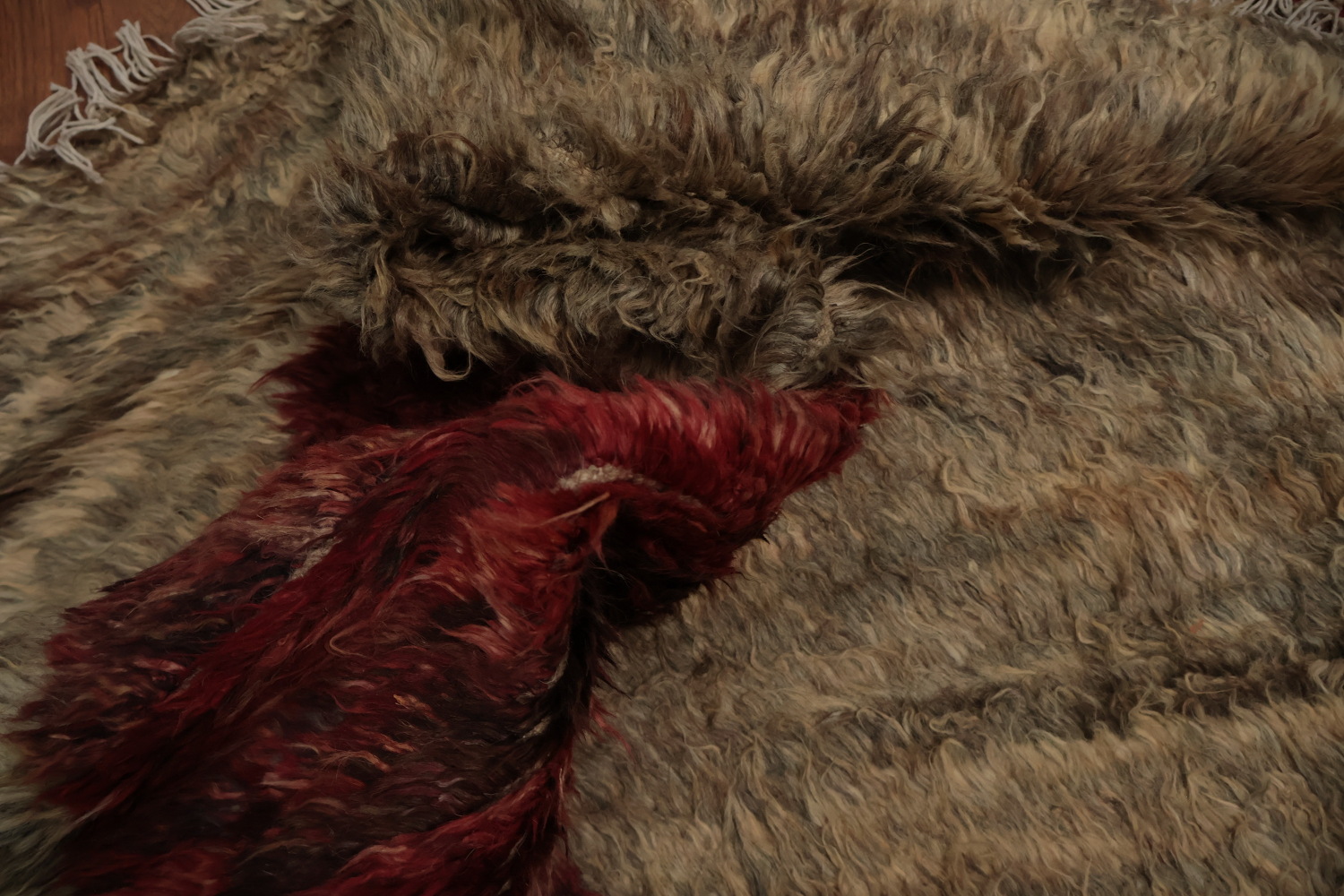 Luxurious Moroccan Large Area Rug 10x14 in Warm Color Palette