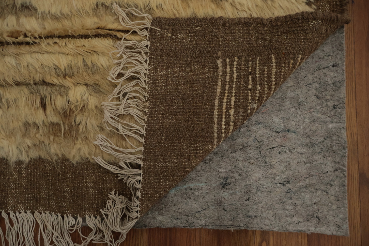 Neutral Tones Cozy and Textural Moroccan Oriental Area Rug 6x8