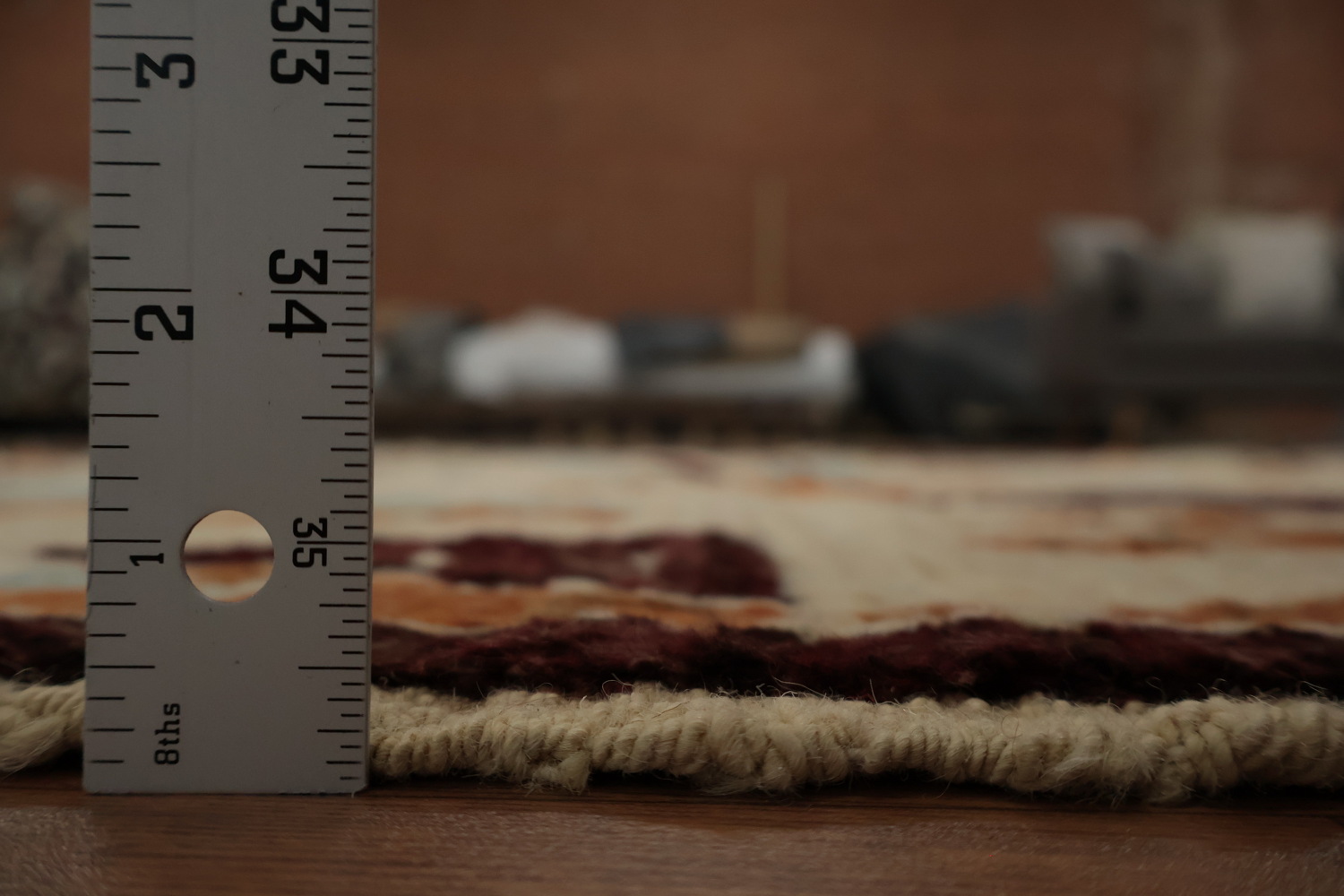 Rustic Moroccan Area Rug 6x9 with Earthy Tones and Tribal Designs