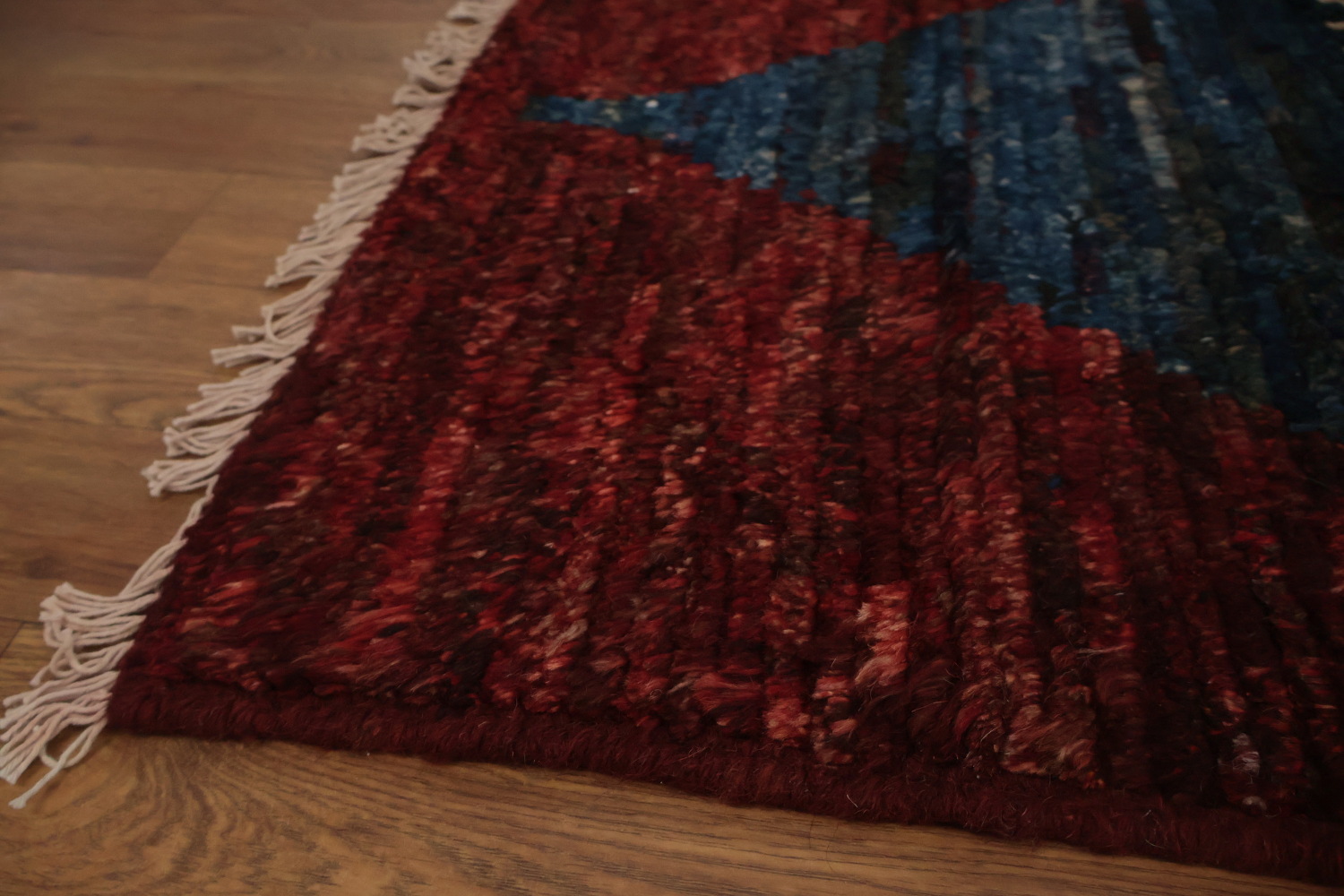 Cozy Moroccan Area Rug 7x10 with Unique Geometric Tribal Design
