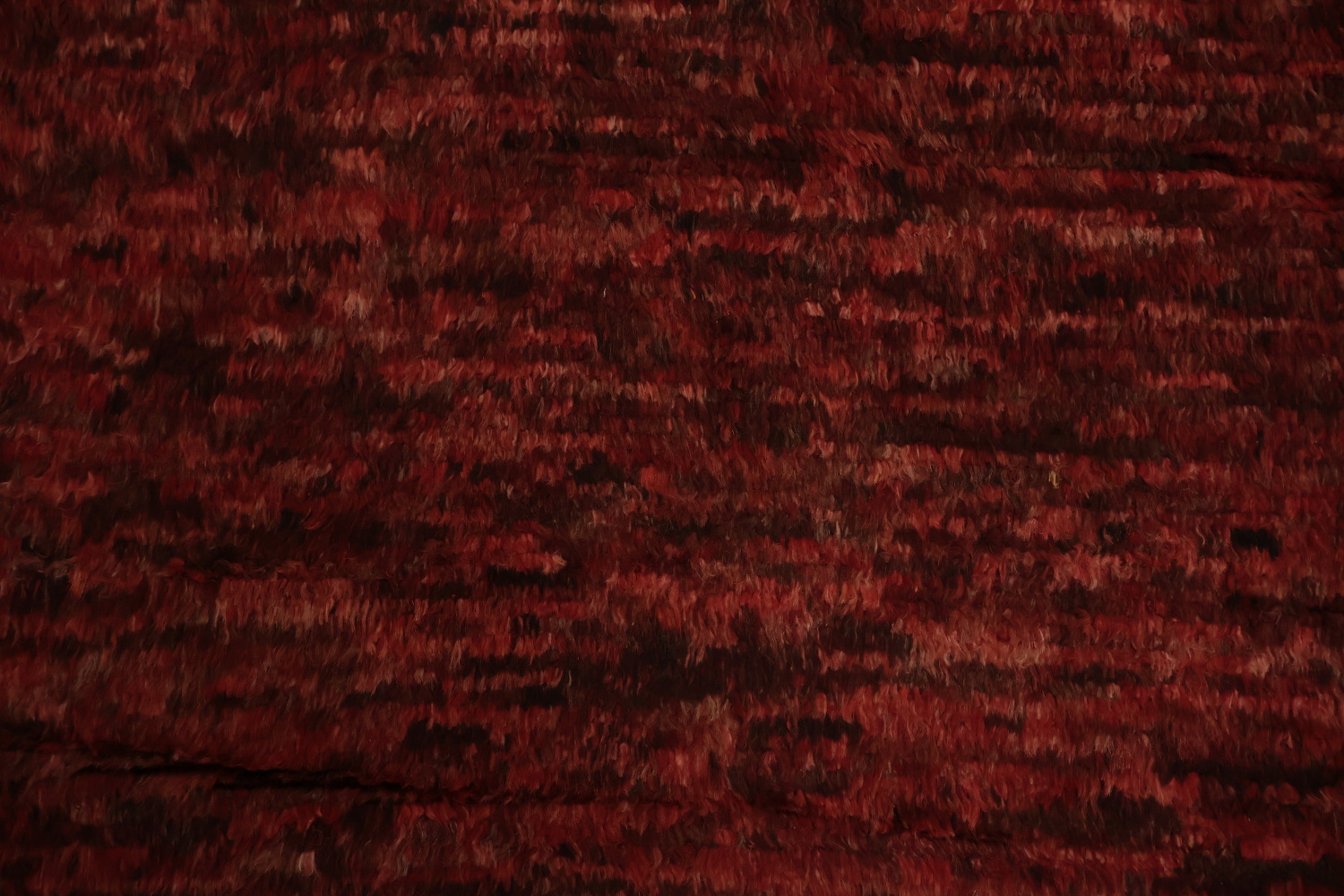 Striped Red Moroccan Oriental Area Rug 6x8