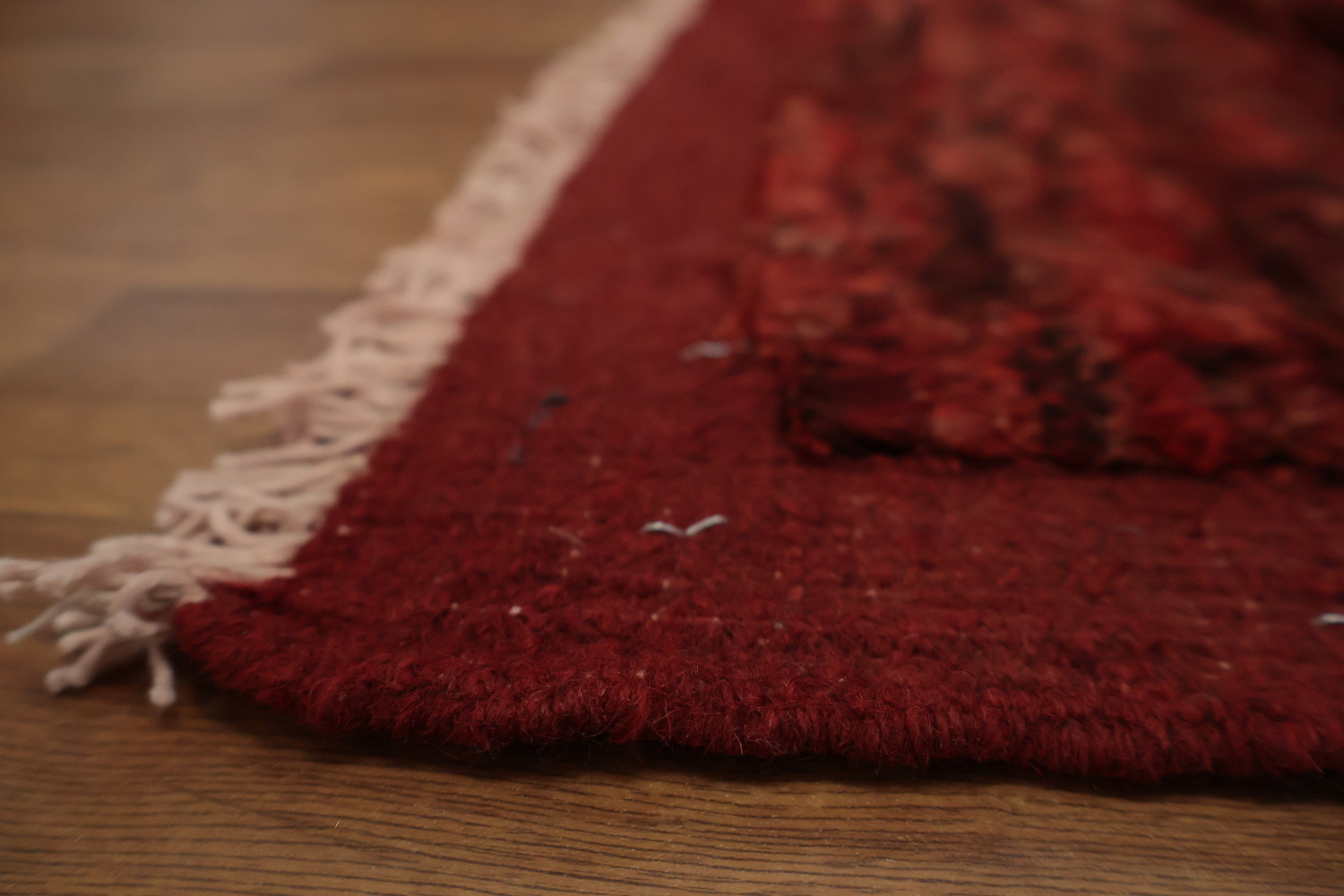 Striped Red Moroccan Oriental Area Rug 6x8
