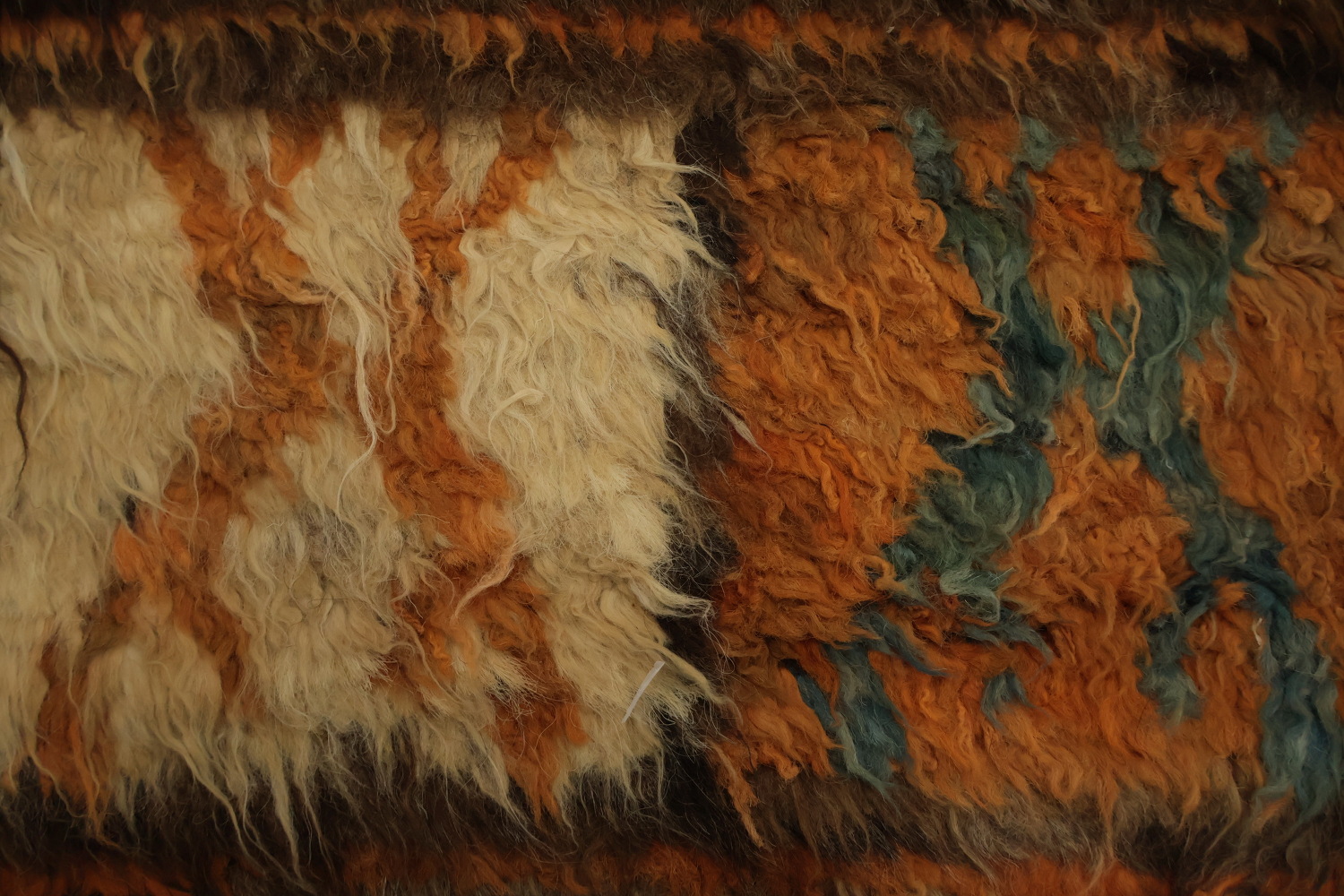 Moroccan Berber Area Rug 7x10 with Distinct Geometric Patterns