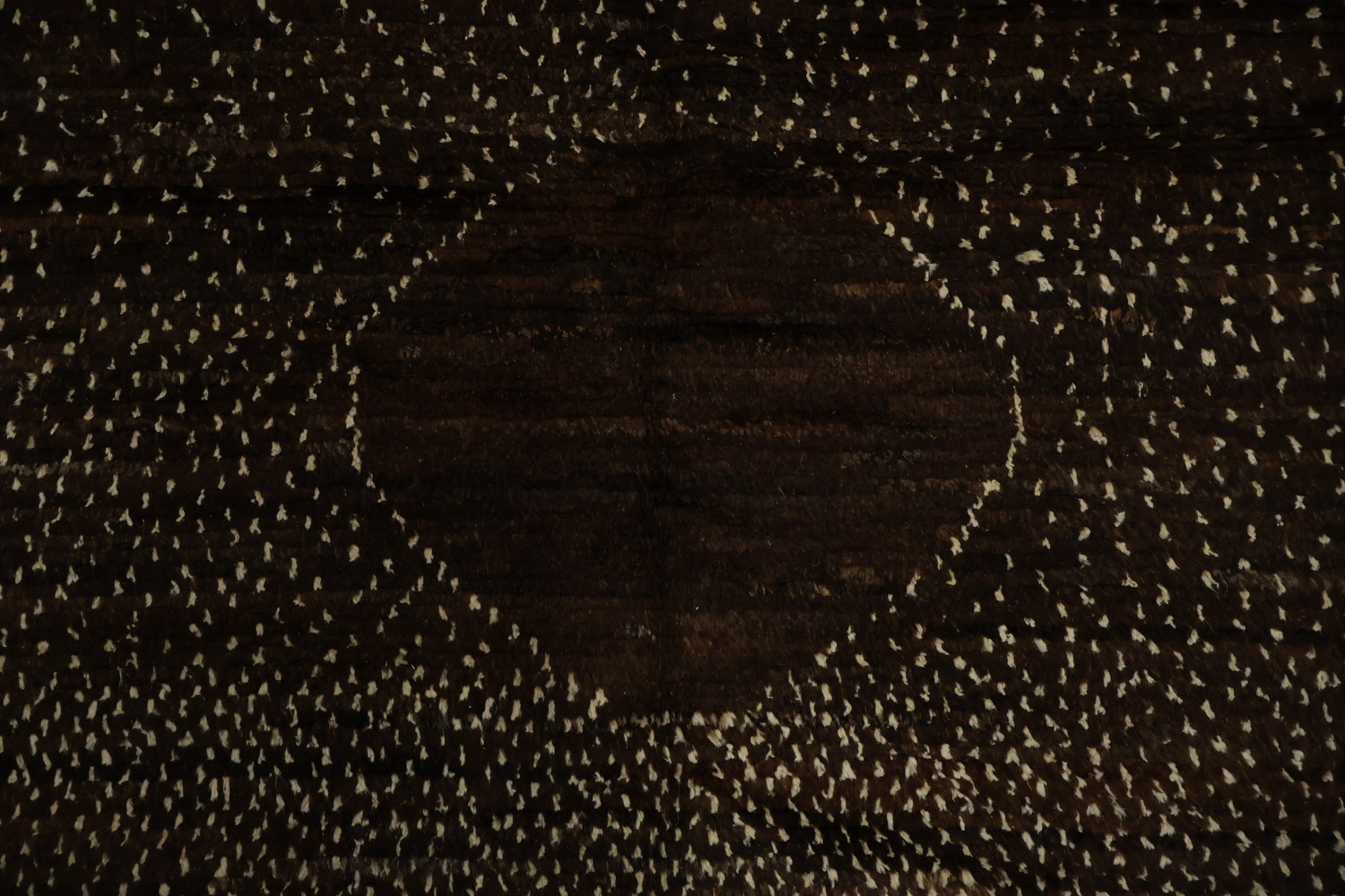 Brown Wool Moroccan Oriental Area Rug 6x8