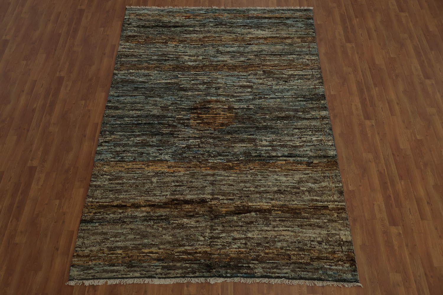 Striped Moroccan Area Rug 7x10