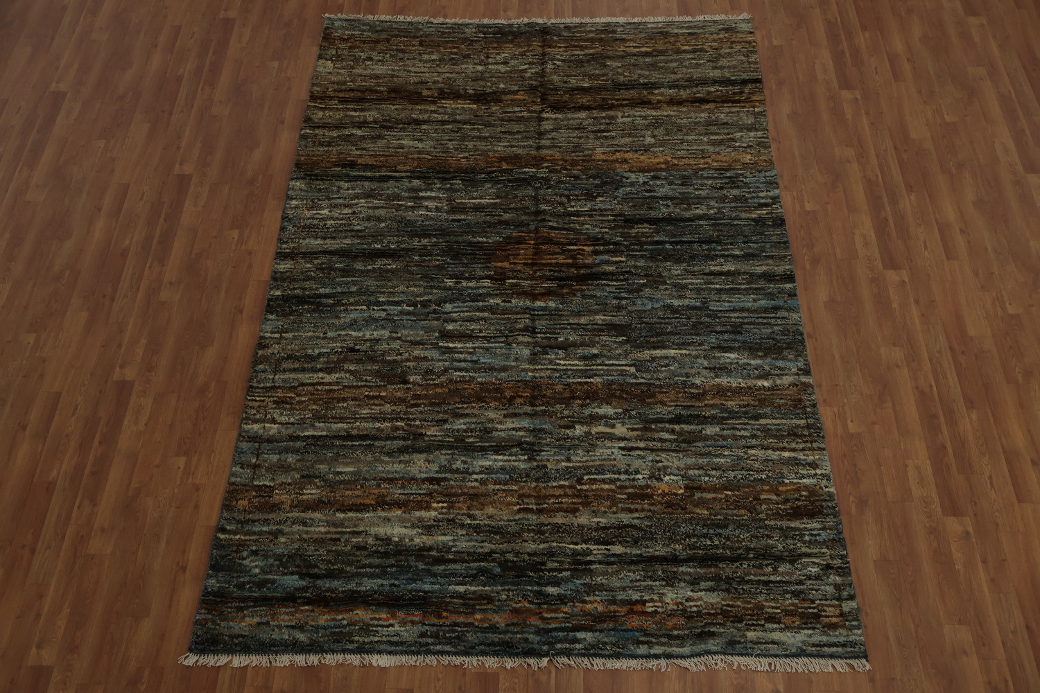 Striped Moroccan Area Rug 7x10