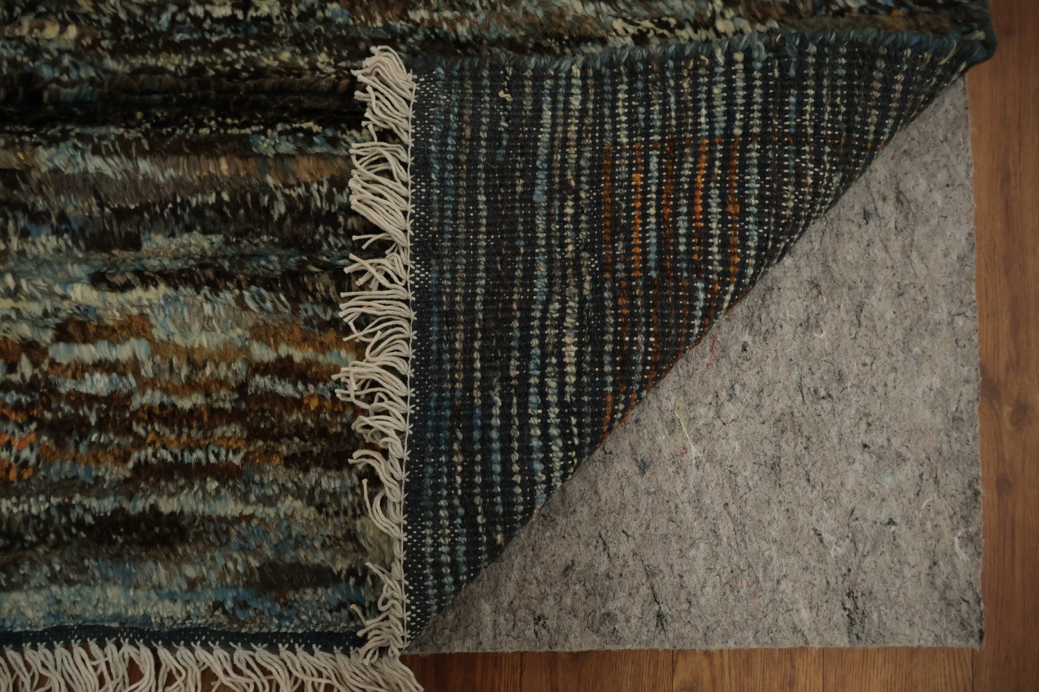 Striped Moroccan Area Rug 7x10