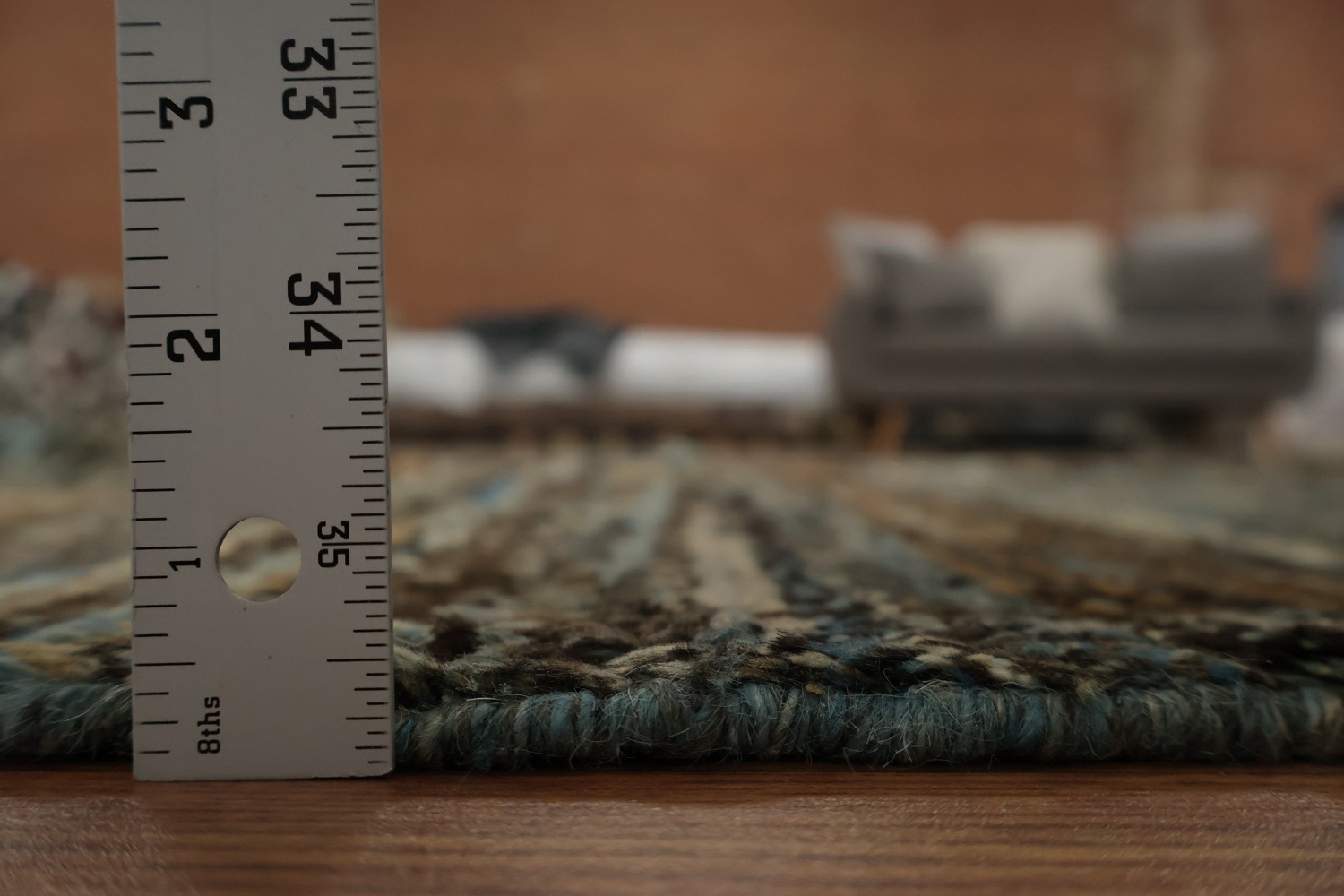 Striped Moroccan Area Rug 7x10