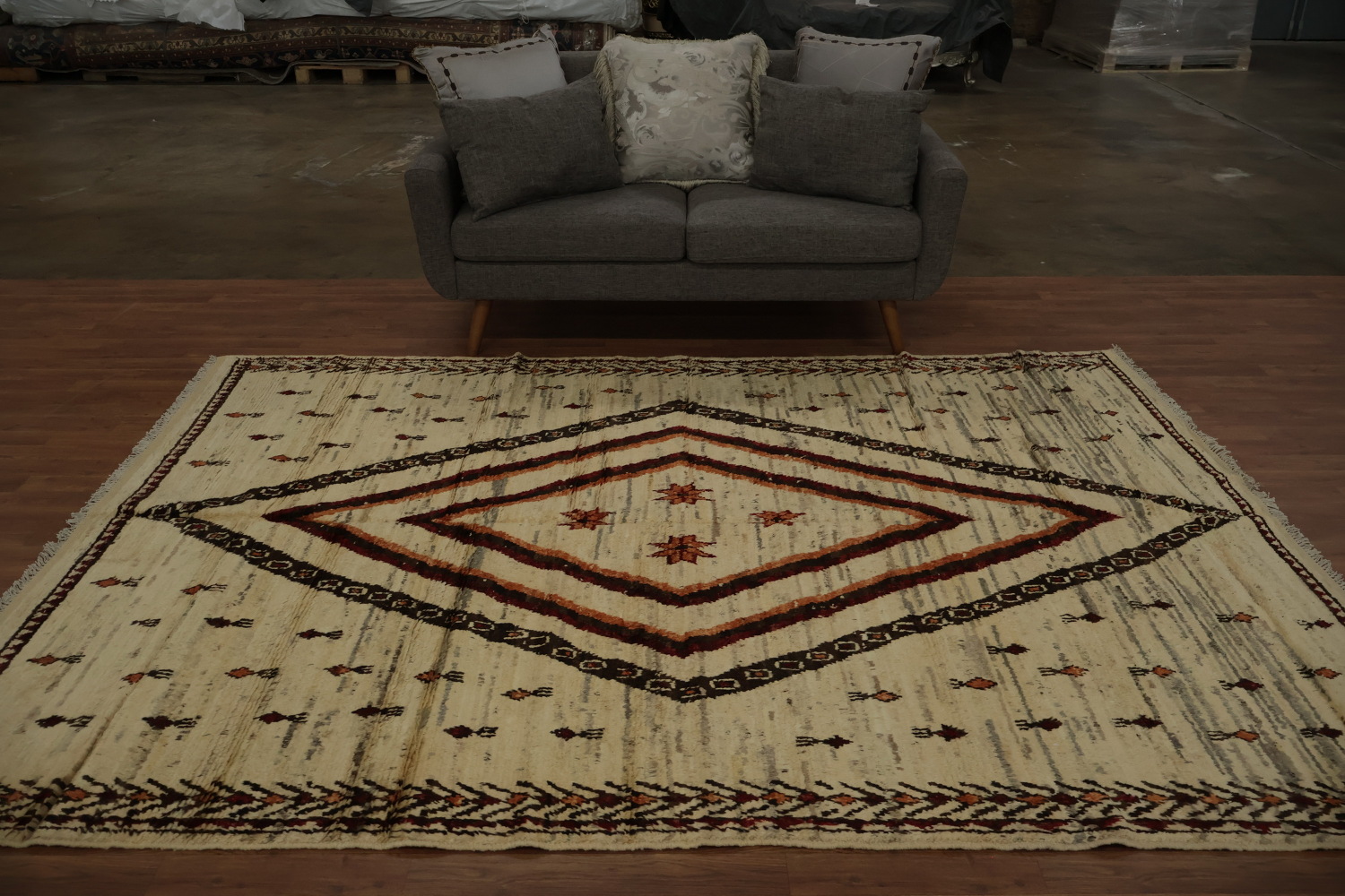 Tribal Moroccan Handmade Area Rug 6x10