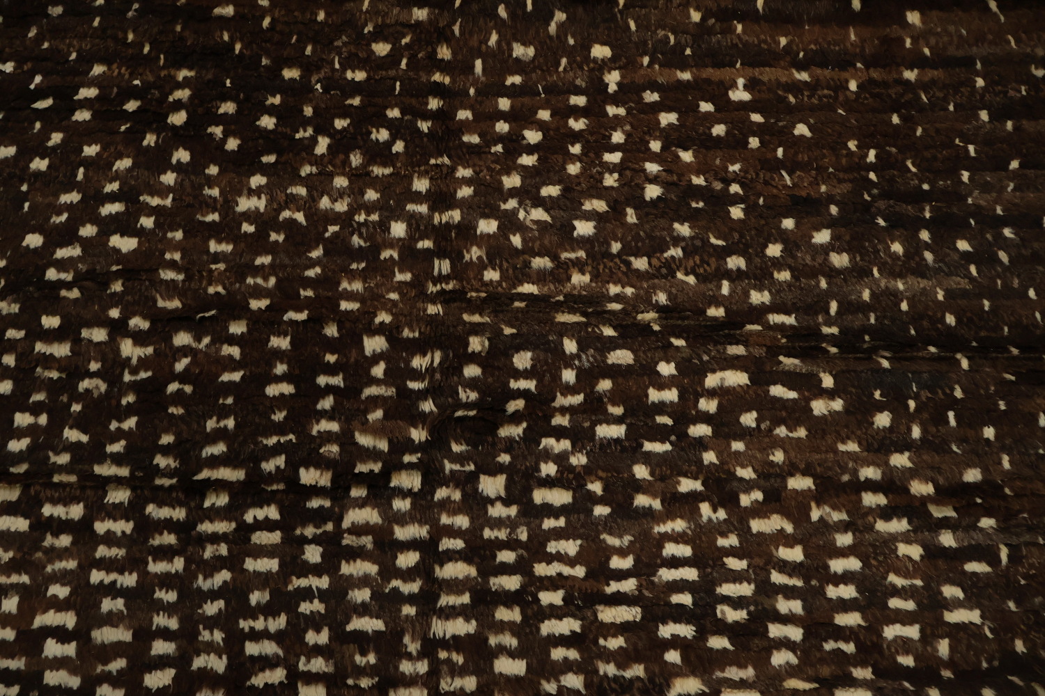 Premium Dark Brown Moroccan Area Rug 6x8 Offers Elegance and Warmth