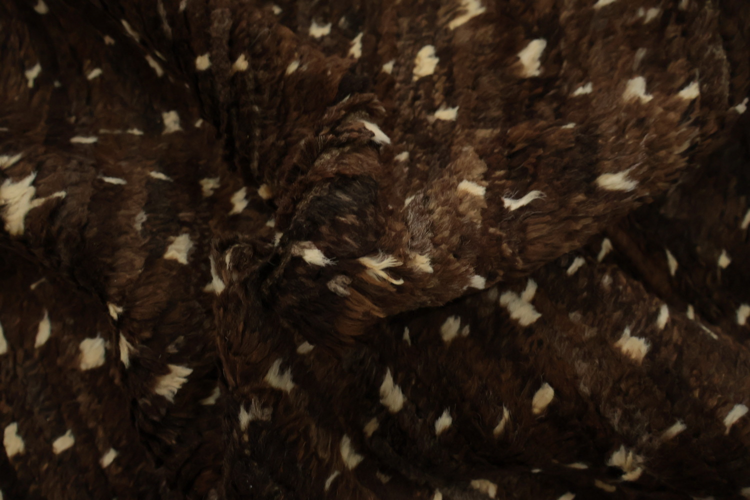 Premium Dark Brown Moroccan Area Rug 6x8 Offers Elegance and Warmth