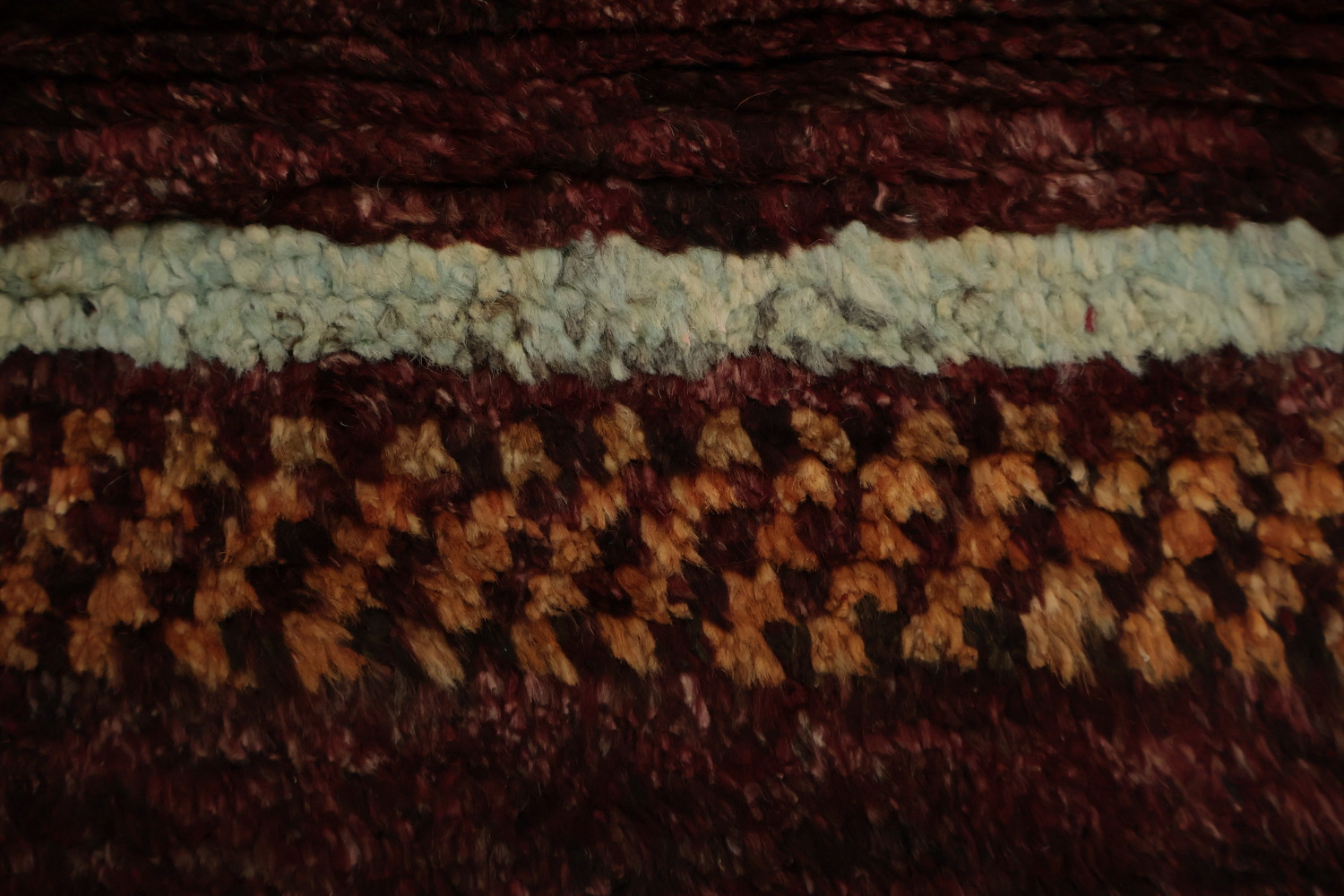 Artistic Moroccan Wool Area Rug 5x7 with Unique Colorful Geometry