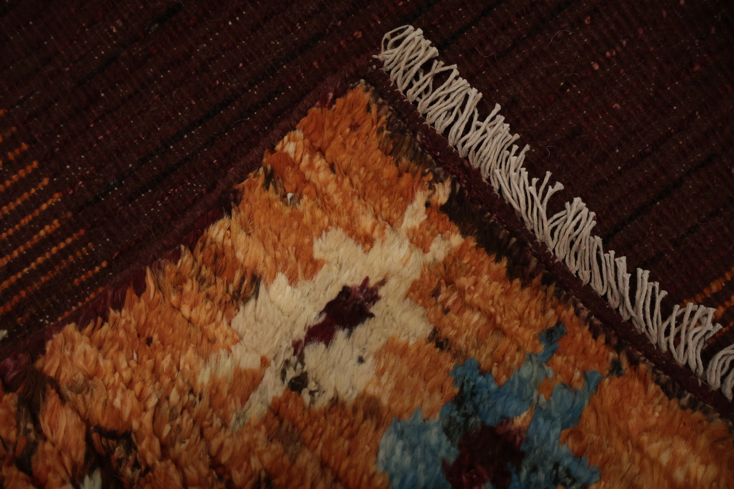 Elegant Moroccan Area Rug 7x10 Featuring Bold Colors and Shapes